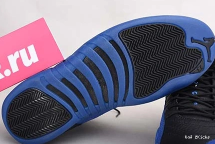 BLACK RETRO 12 ROYAL JORDAN - 810 Reliable 130690-014 GAME 0725